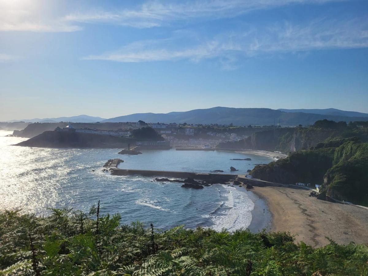Apartamento Bruma De Luarca Bagian luar foto