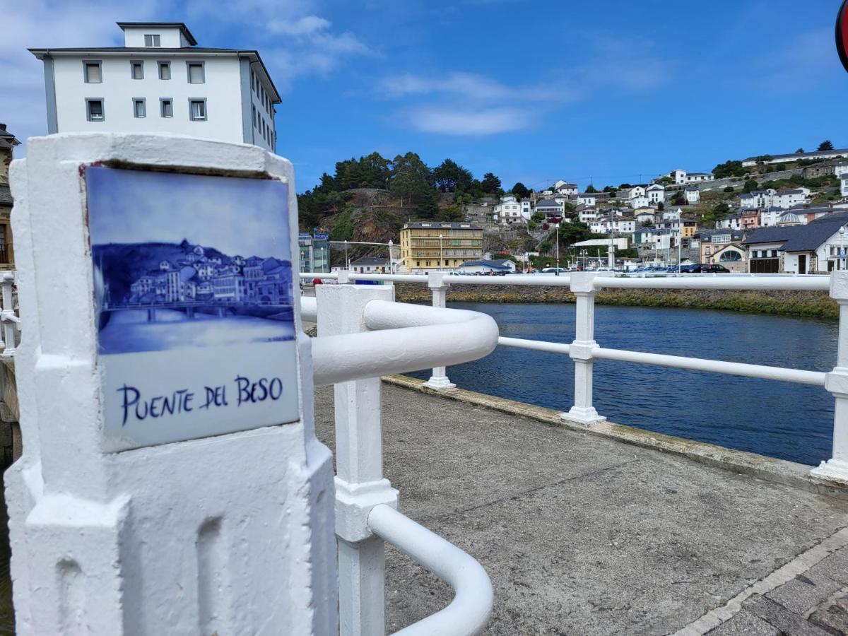 Apartamento Bruma De Luarca Bagian luar foto